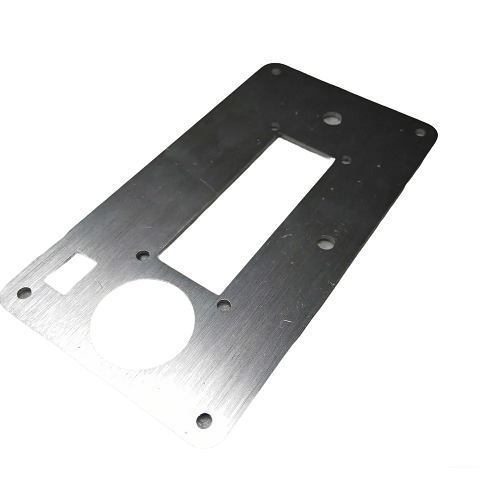 brushed finish cnc machining part