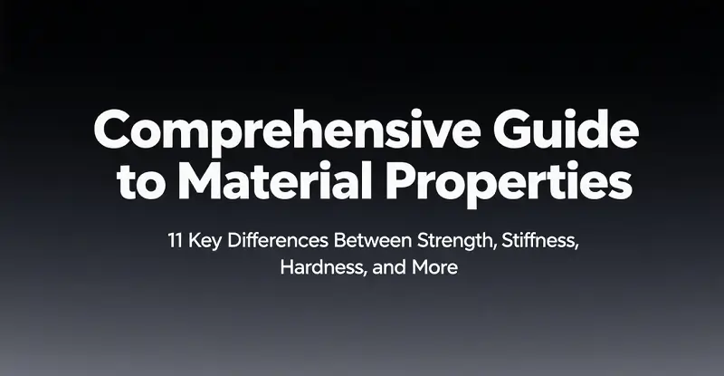Comprehensive Guide to Material Properties: 11 Key Differences Between Strength, Stiffness, Hardness,  and More